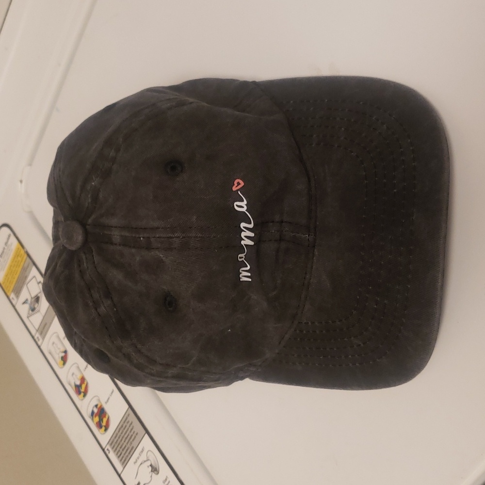 Womens Baseball Cap Mama Vintage Distressed Washed Cotton - Picture 2 of 5